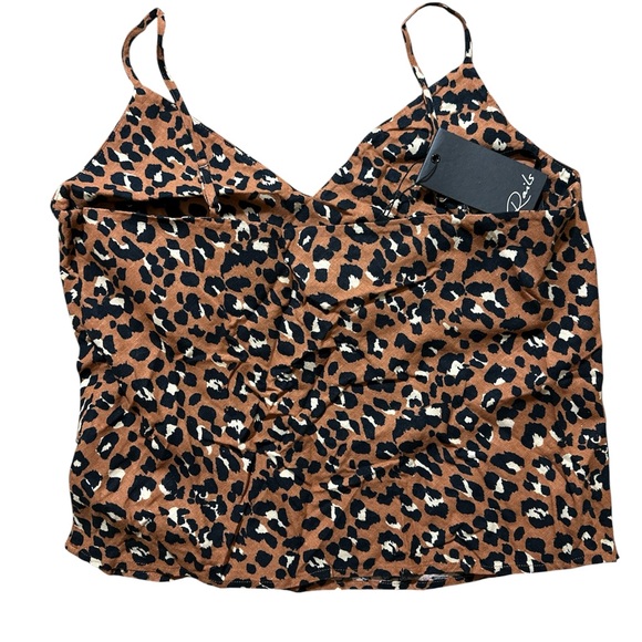 Rails Black and Brown Animal Print Camisole - Picture 2 of 5